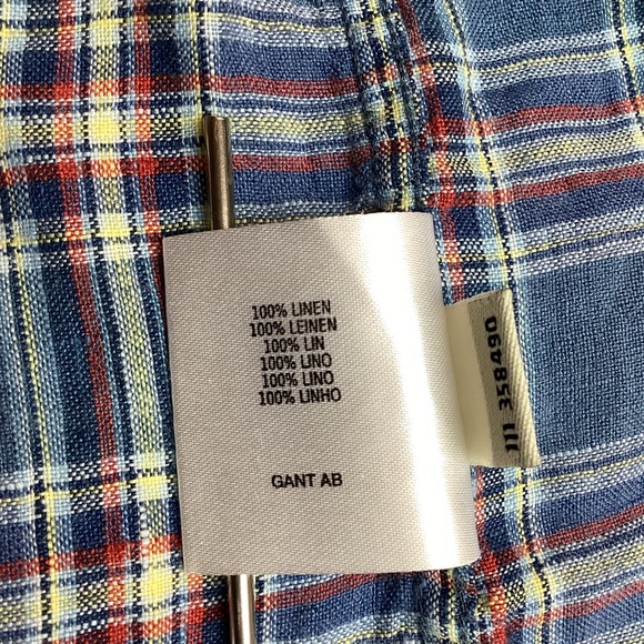 GANT 100% Linen Button Down Shirt - Picture 9 of 9